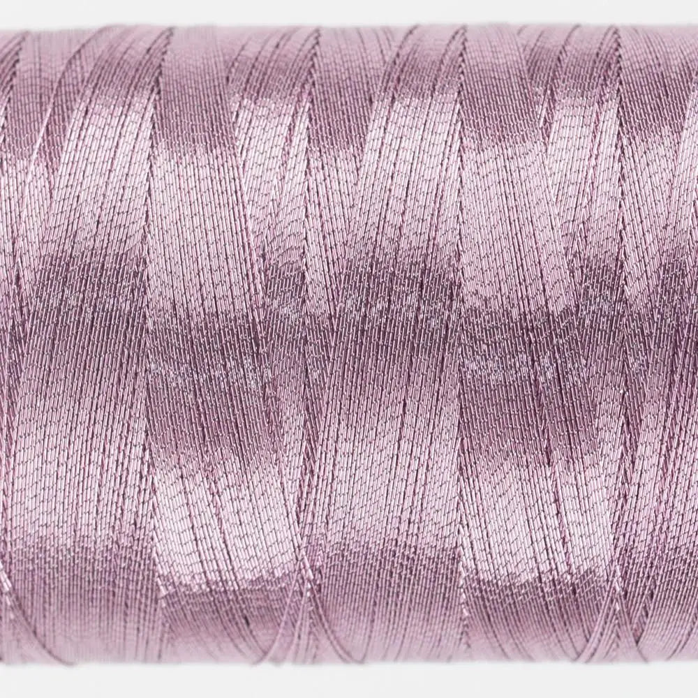 MT8837 - Spotlite™ 40wt Metallic Soft Pink Thread WonderFil USA