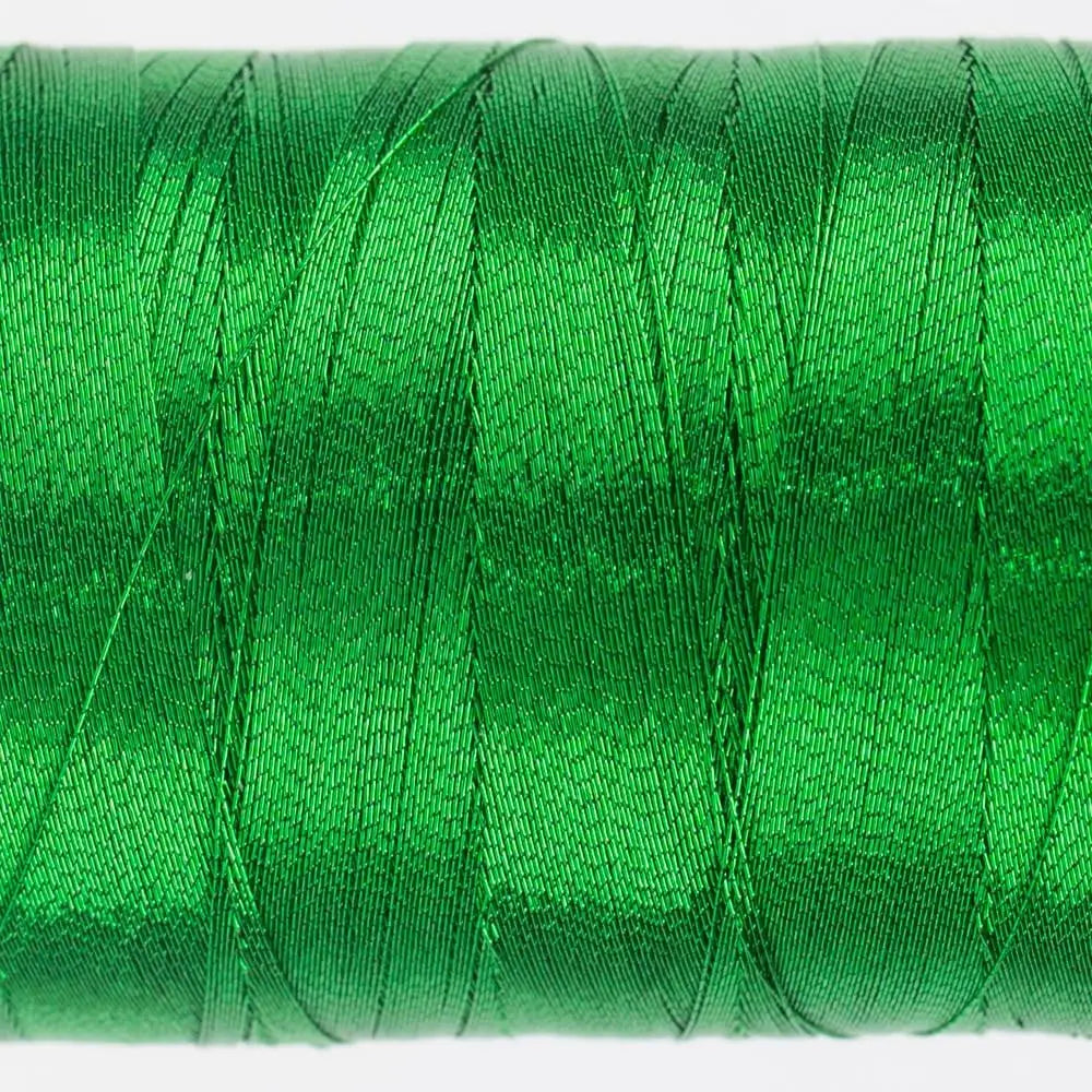MT8867 - Spotlite™ 40wt Metallic Green Thread WonderFil USA