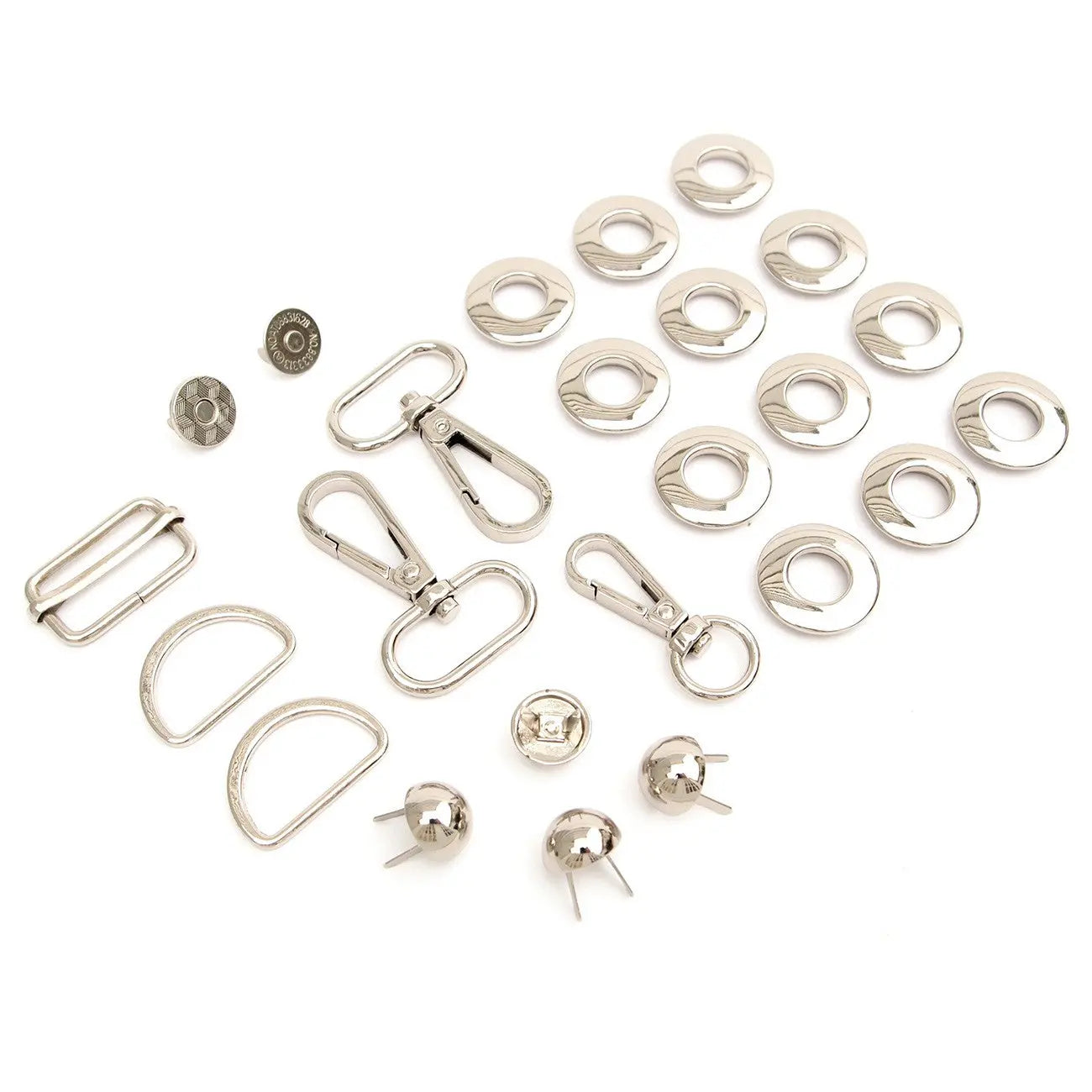 Magnolia Drawstring Bucket Bag Hardware Kit Nickel - Linda's Electric Quilters