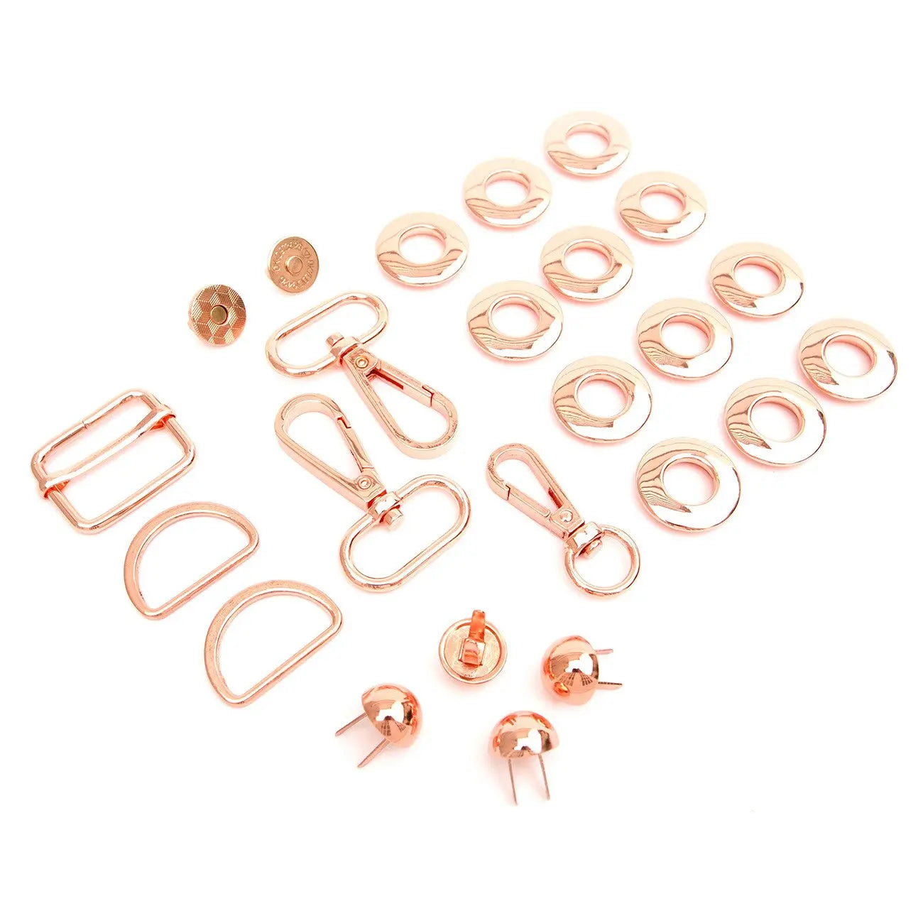 Magnolia Drawstring Bucket Bag Hardware Kit Rose Gold - Linda's Electric Quilters