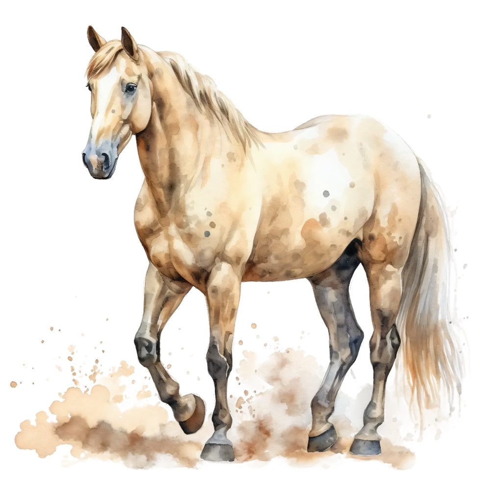 Majestic Horse Fabric Panel 1 QuiltingFabricPanels