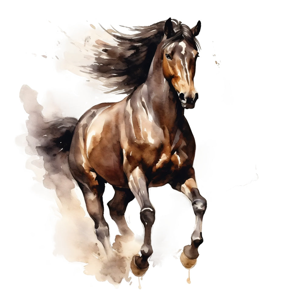Majestic Horse Fabric Panel 17 QuiltingFabricPanels