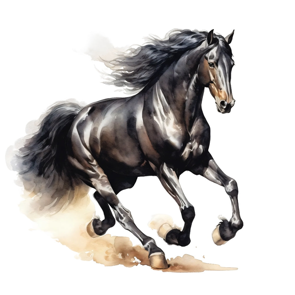 Majestic Horse Fabric Panel 21
