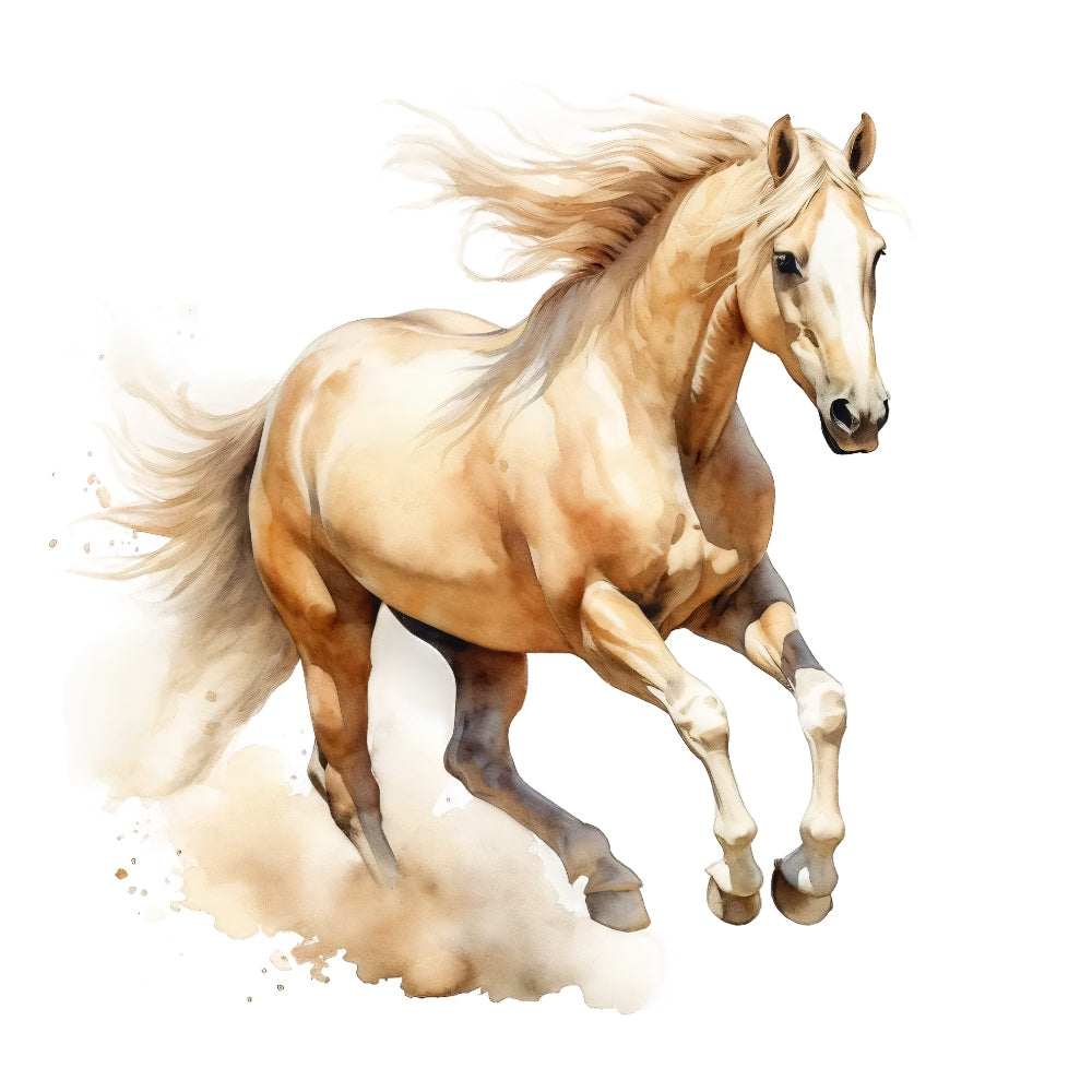 Majestic Horse Fabric Panel 29