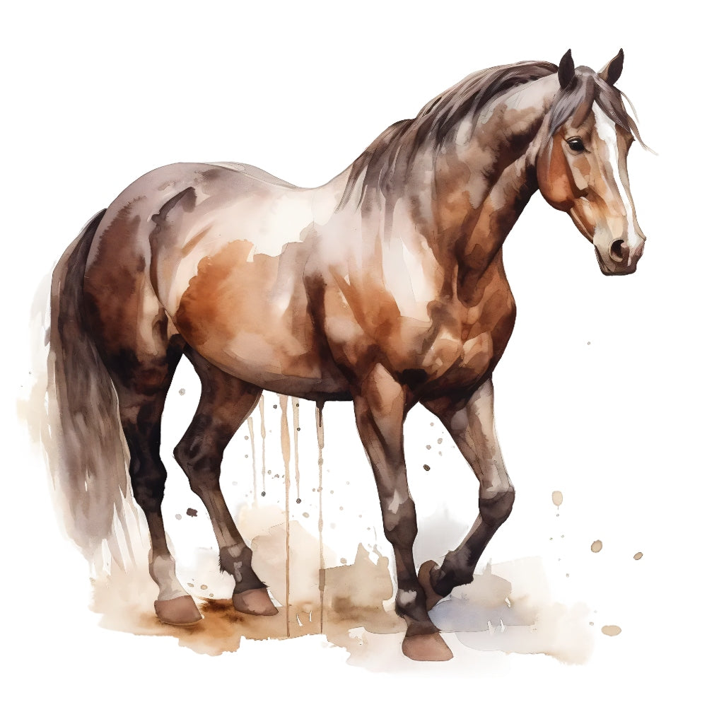 Majestic Horse Fabric Panel 31