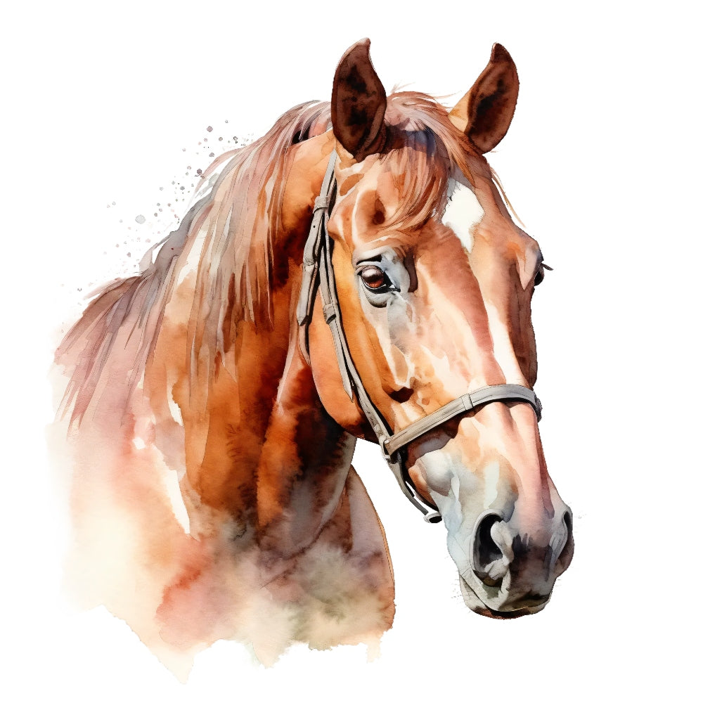 Majestic Horse Fabric Panel 35 QuiltingFabricPanels