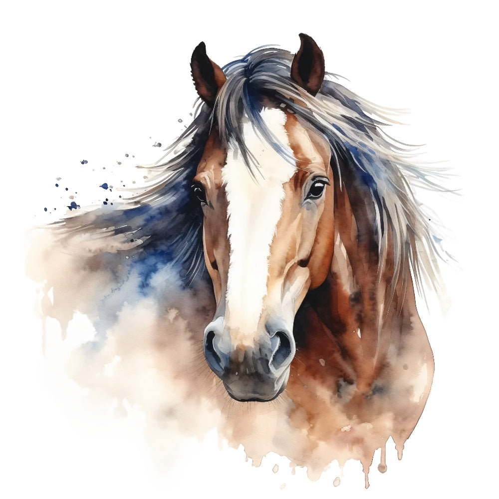 Majestic Horse Fabric Panel 37