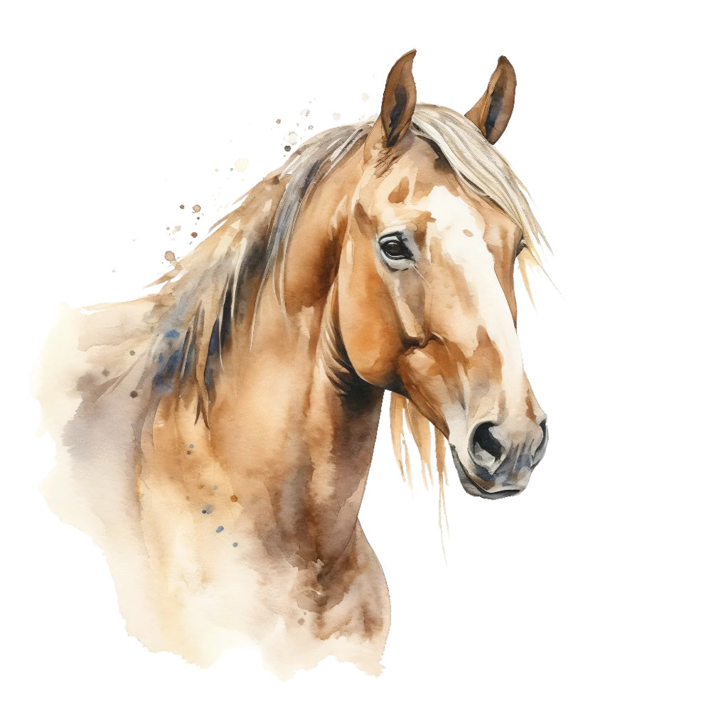 Majestic Horse Fabric Panel 5 QuiltingFabricPanels