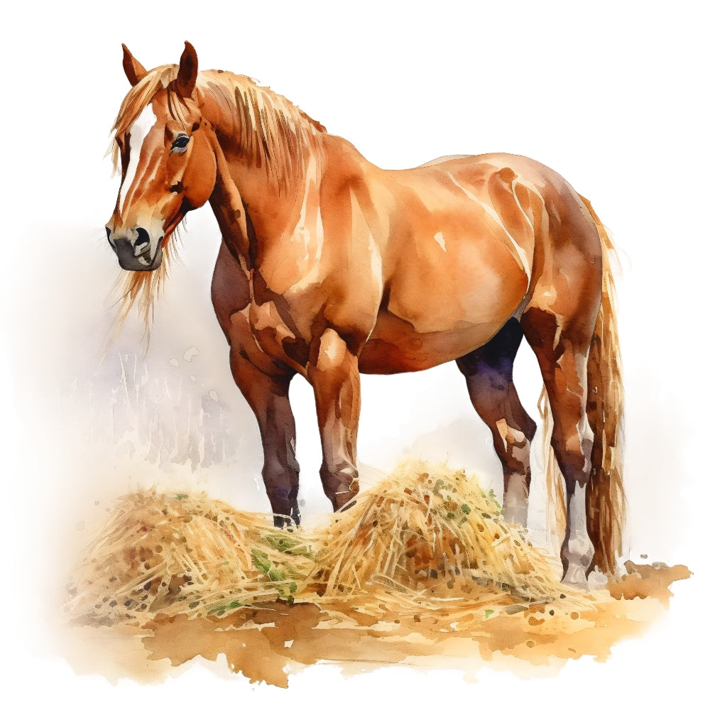 Majestic Horse Fabric Panel 6 QuiltingFabricPanels