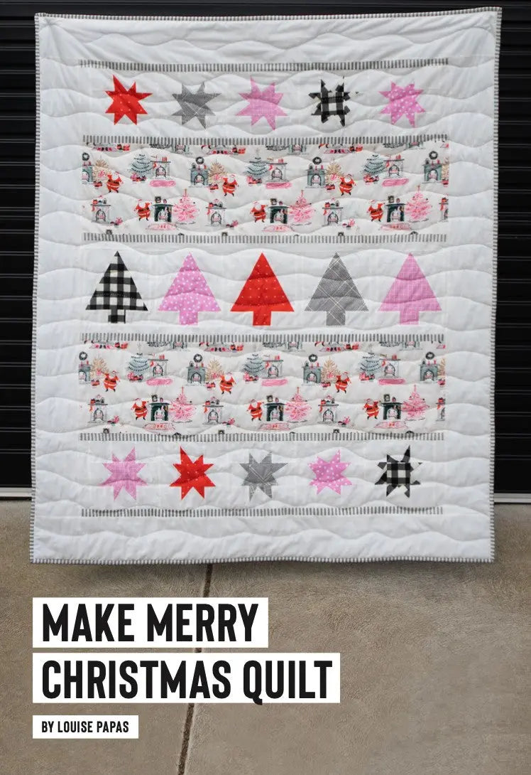 Make Merry Christmas Quilt Pattern - Linda's Electric Quilters