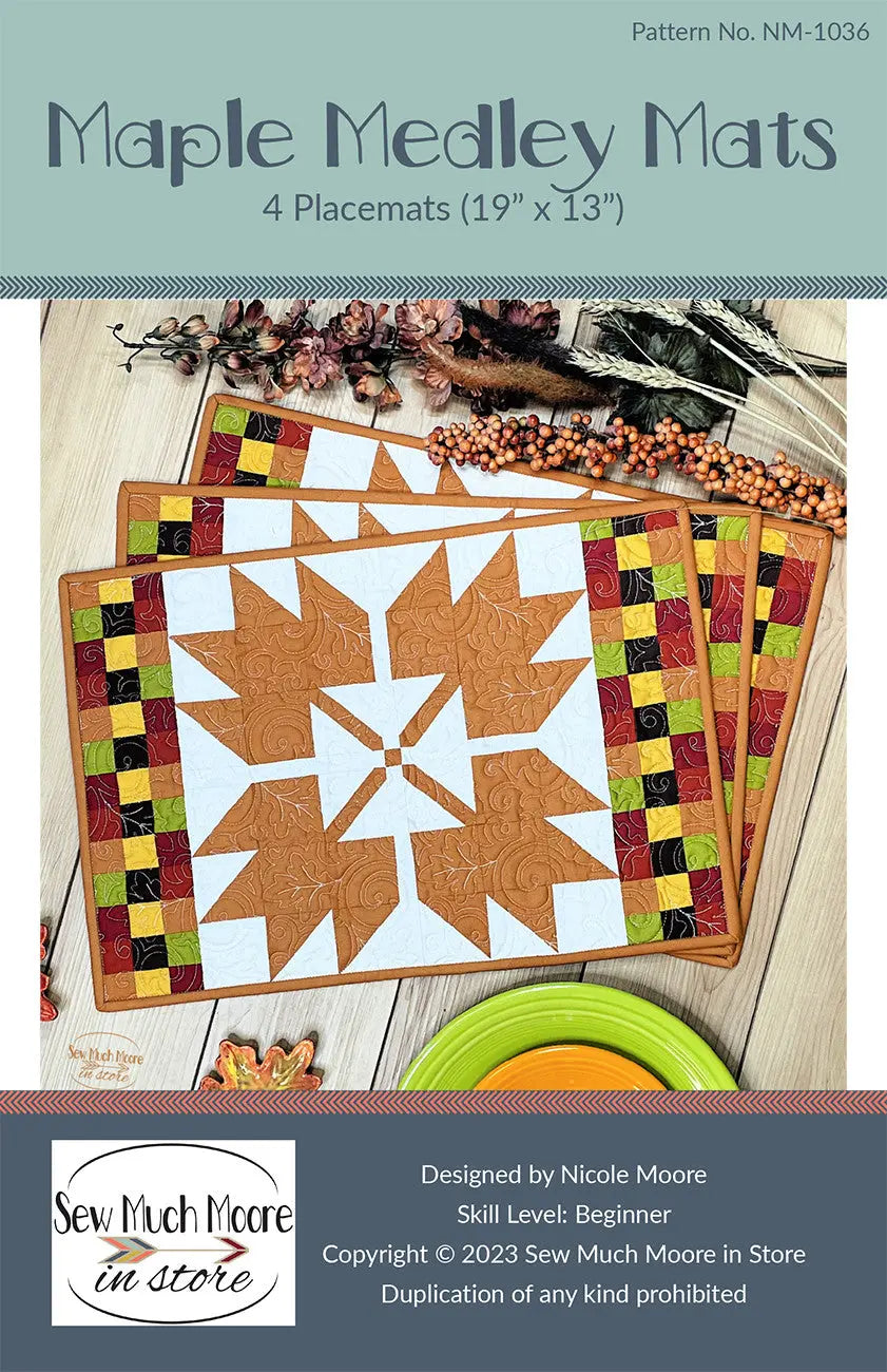 Maple Medley Mats - Linda's Electric Quilters