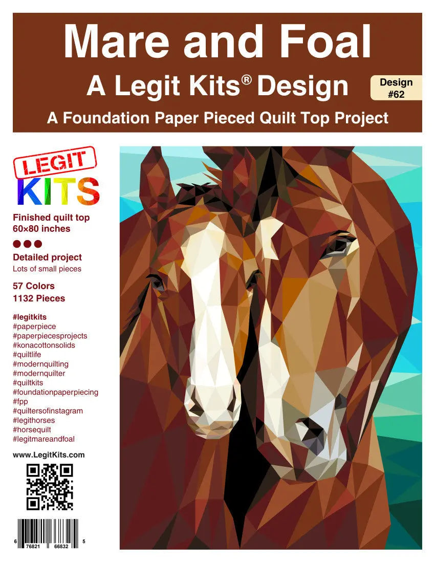 Mare & Foal Quilt Kit Legit Kits