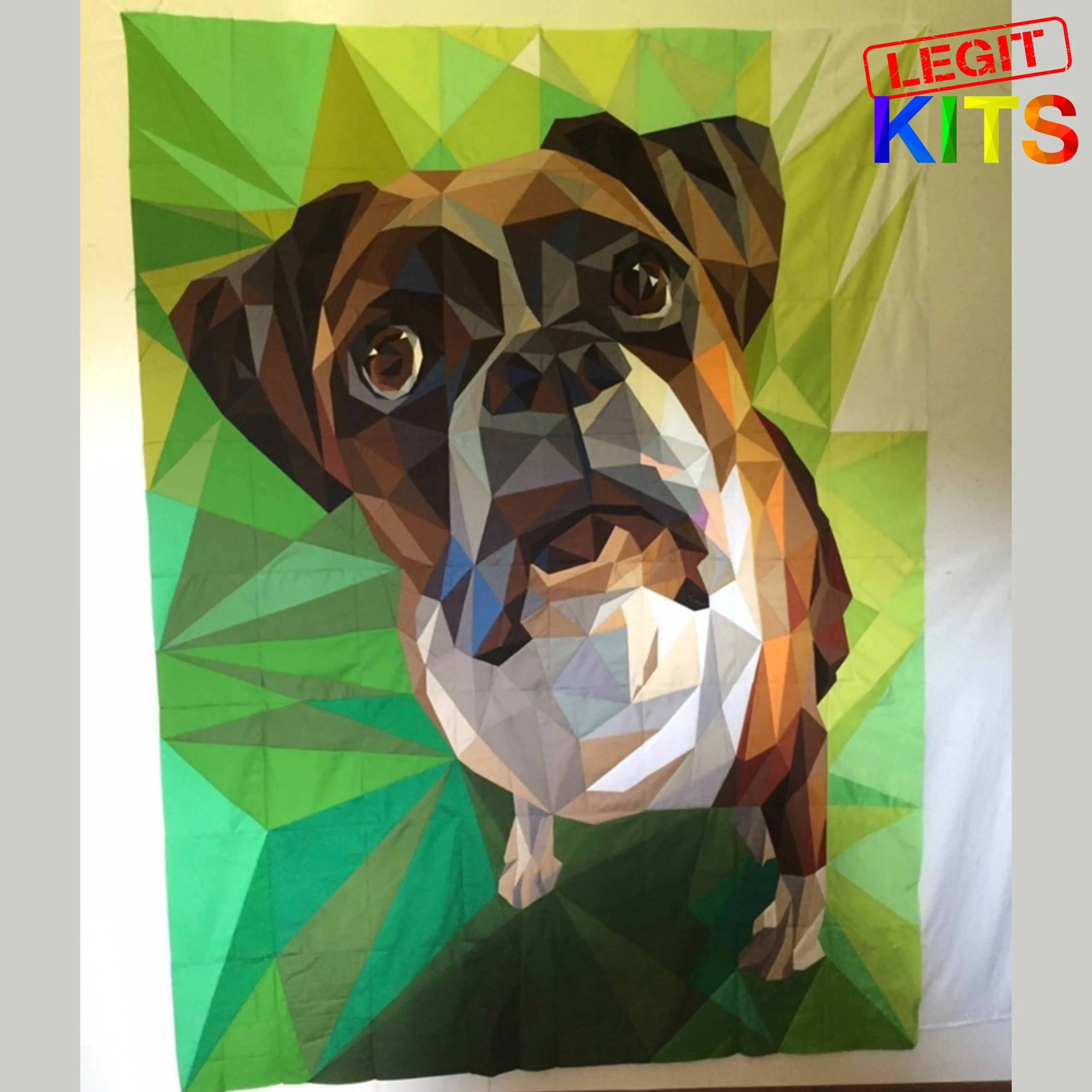 Margot the Boxer Quilt Kit Legit Kits