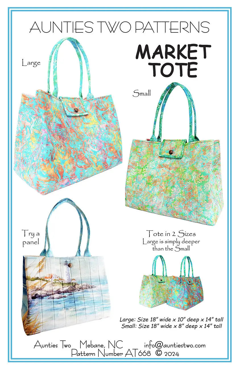 Market Tote - Linda's Electric Quilters