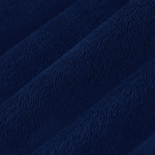 Marshmallow Cuddle Navy 58" - 60" Fabric per yard