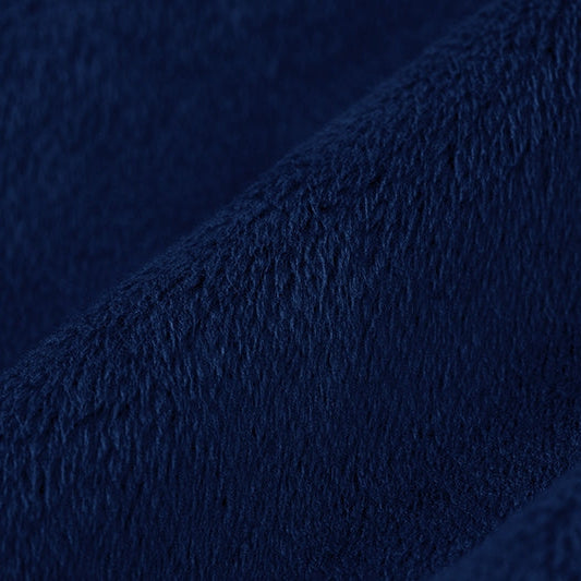 Marshmallow Cuddle Navy 58" - 60" Fabric per yard