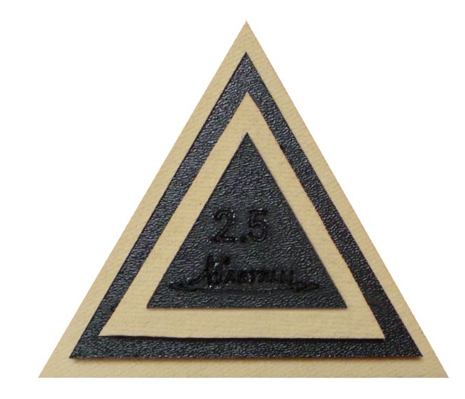 Martelli Small Triangle Template 2.5"-5.5"