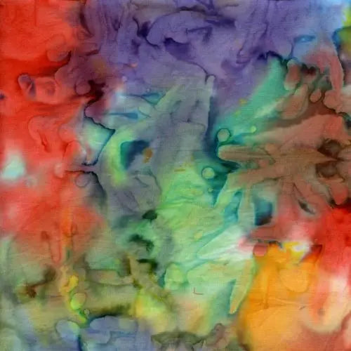 Marvelous Multis - Tourmaline Cotton 44"/45" Fabric Per Yard Island Batik