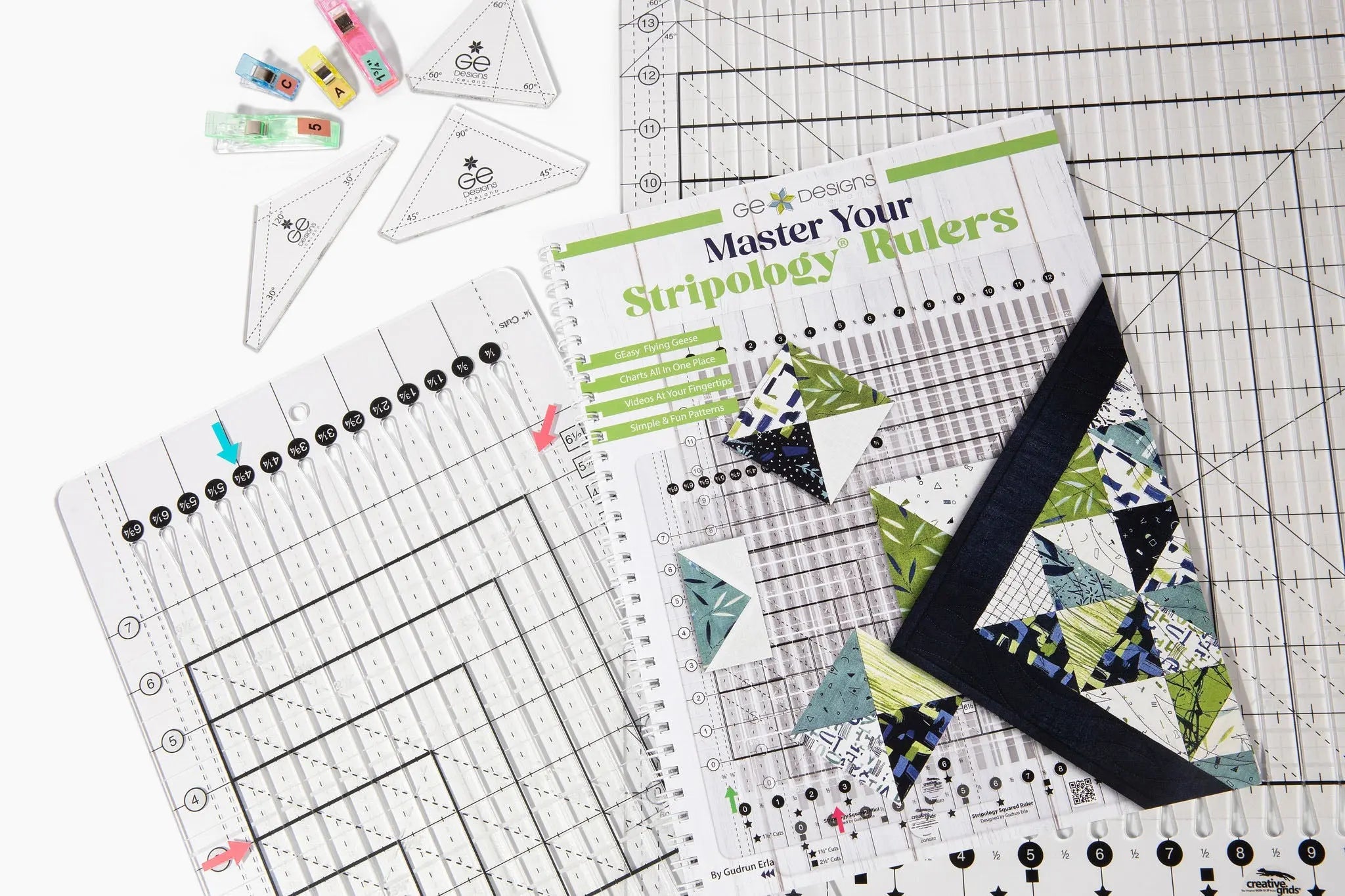 Master Your Stripology Rulers Book GE-517 GE Designs