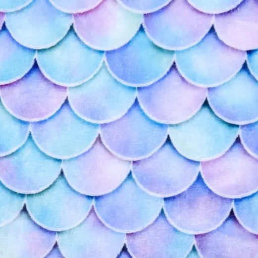 Mermaid Fin Cloud Cuddle Multi - Linda's Electric Quilters