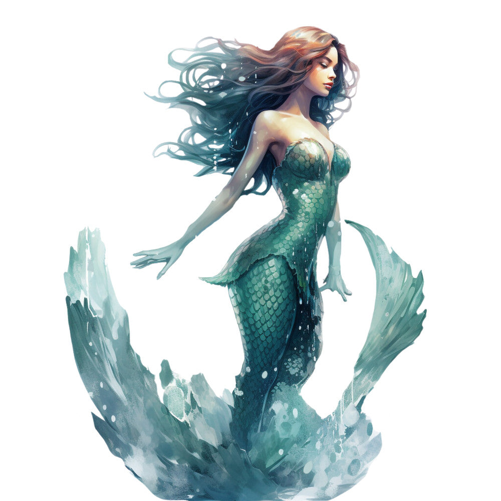 Mermaids Tale Fabric Panel 14