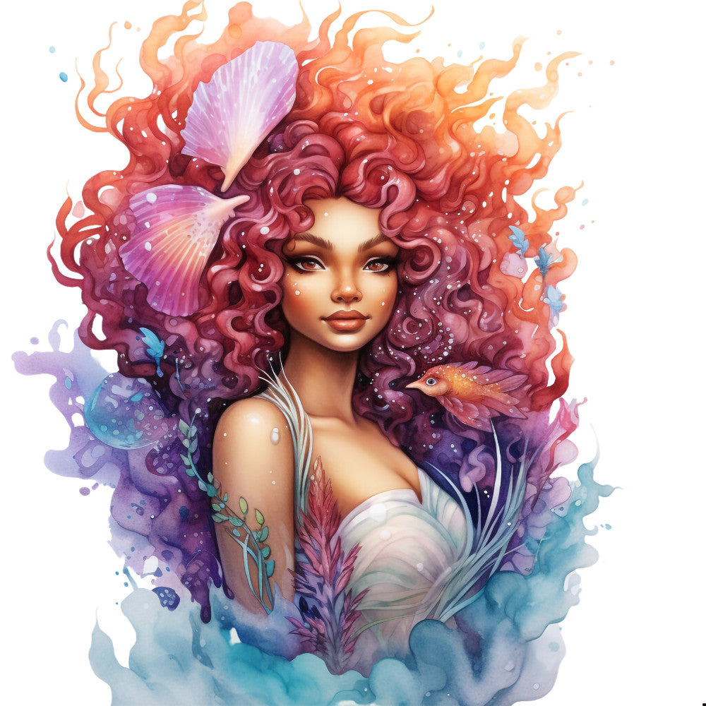 Mermaids Tale Fabric Panel 22