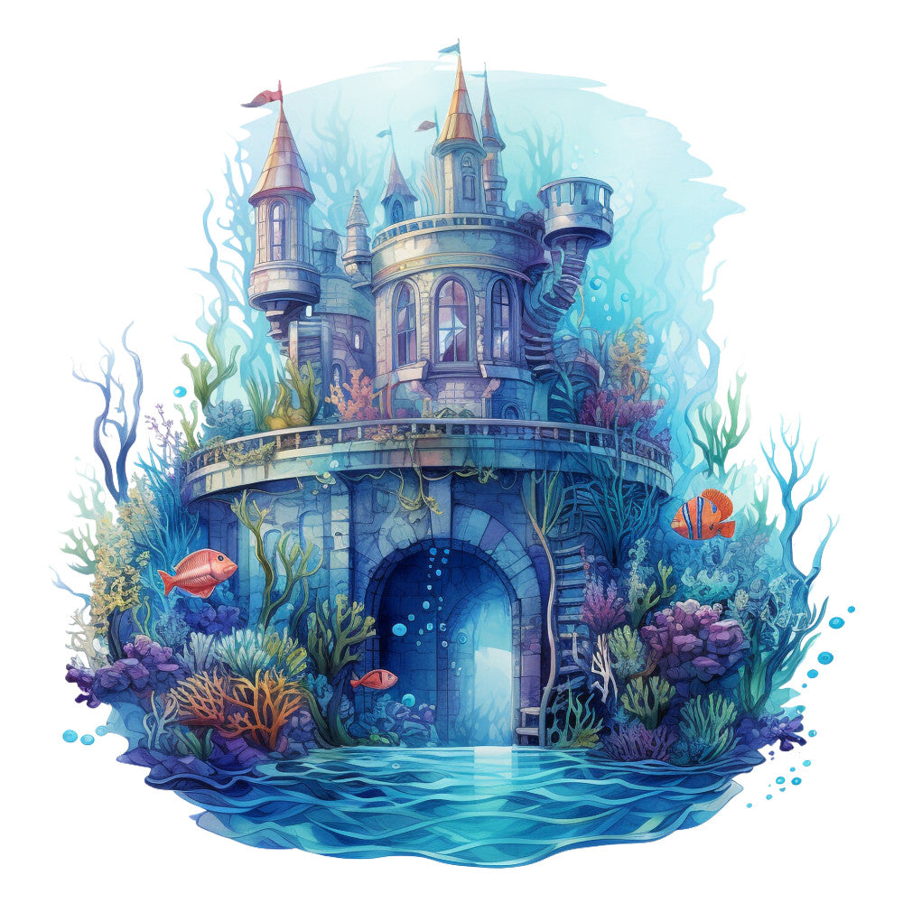 Mermaids Tale Fabric Panel 30