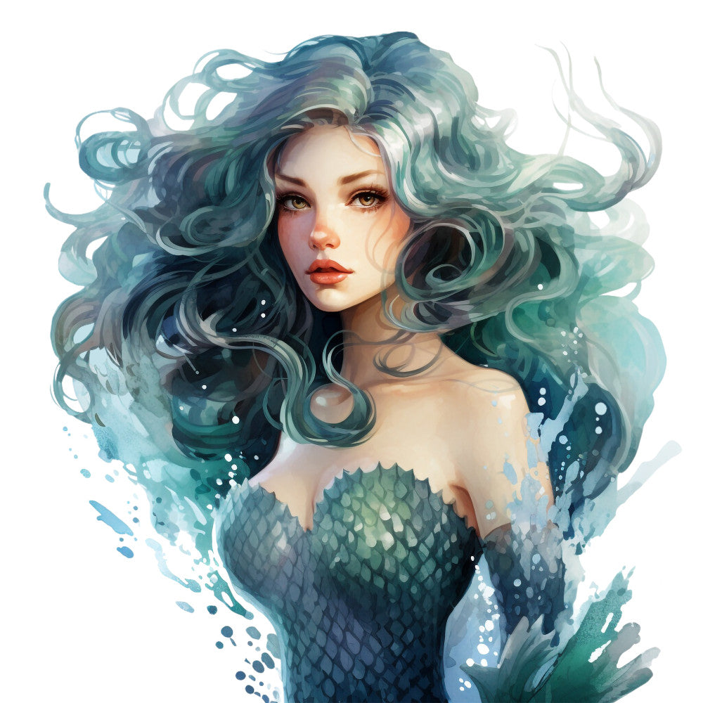 Mermaids Tale Fabric Panel 35