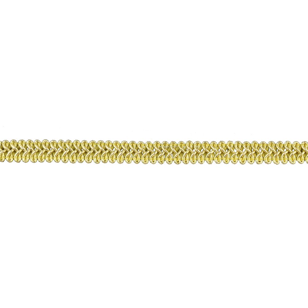 Metallic Gimp Trim - 1/2" Width (25 Yard Roll) - BG-2004-10 Gold