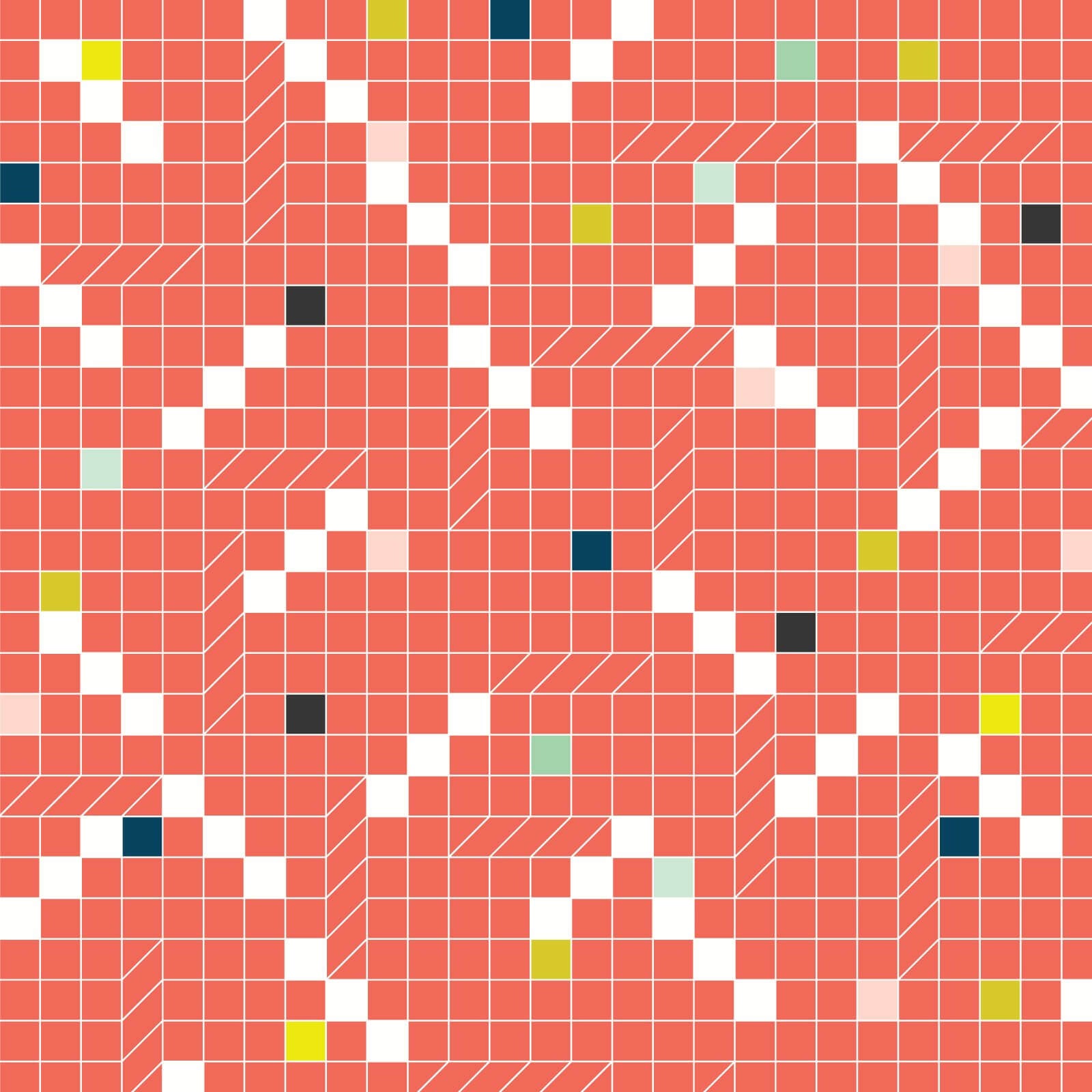 Metro Garden - Games Night 44" / 45" Fabric Per Yard