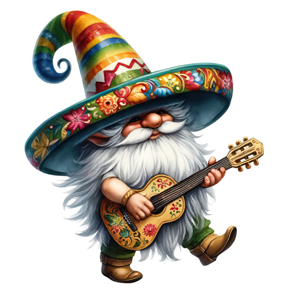 Mexican Gnomes Fabric Panel 13