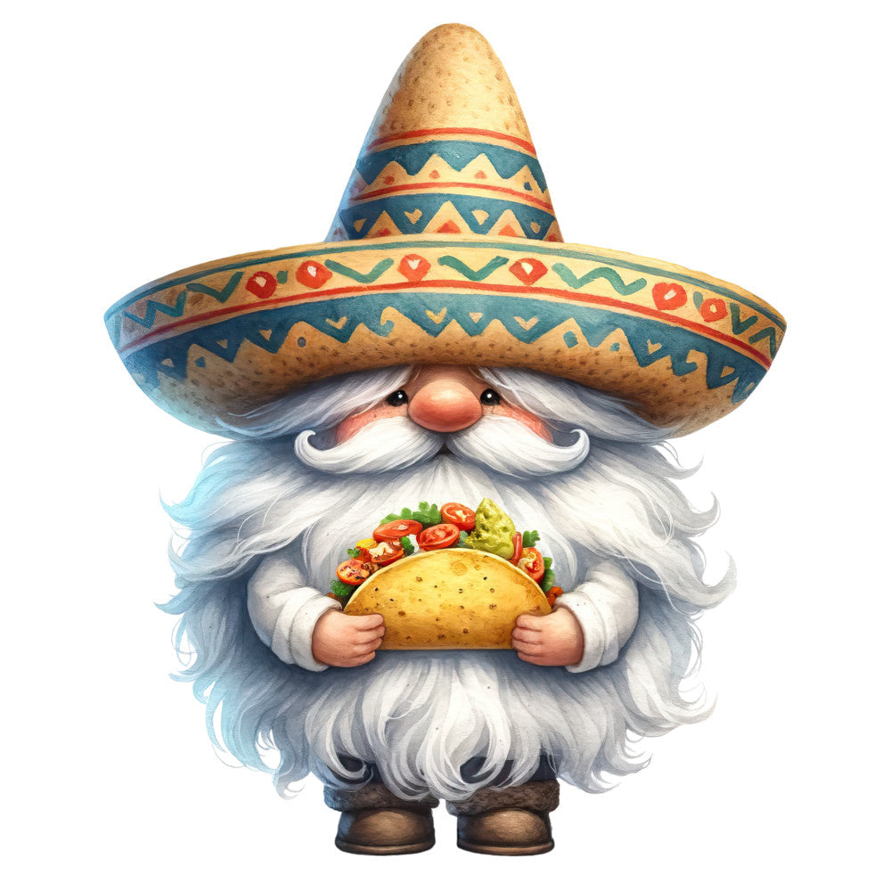 Mexican Gnomes Fabric Panel 9