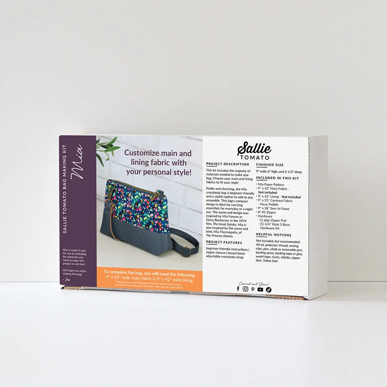 Mia Botanical Bliss Kit - Supplies Only - Linda's Electric Quilters