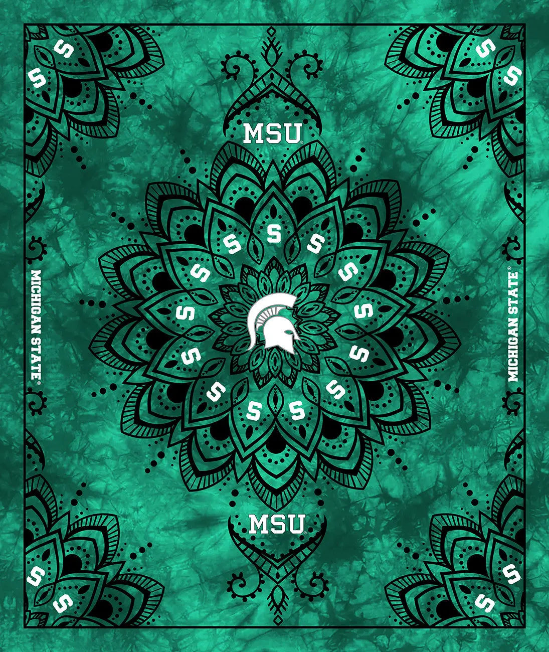 Michigan State Collegiate Tapestry-48in x 56in Checker Distributor