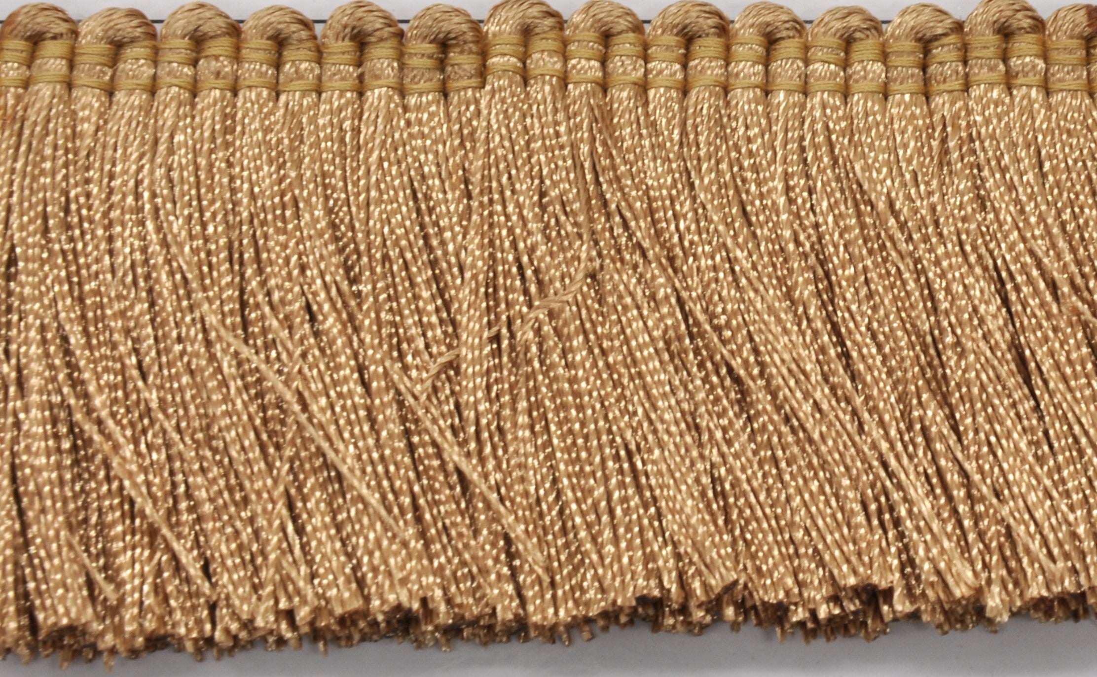 Milante Collection 2" Brush Fringe (25 YD ROLL) - BF-1480-61 Gold