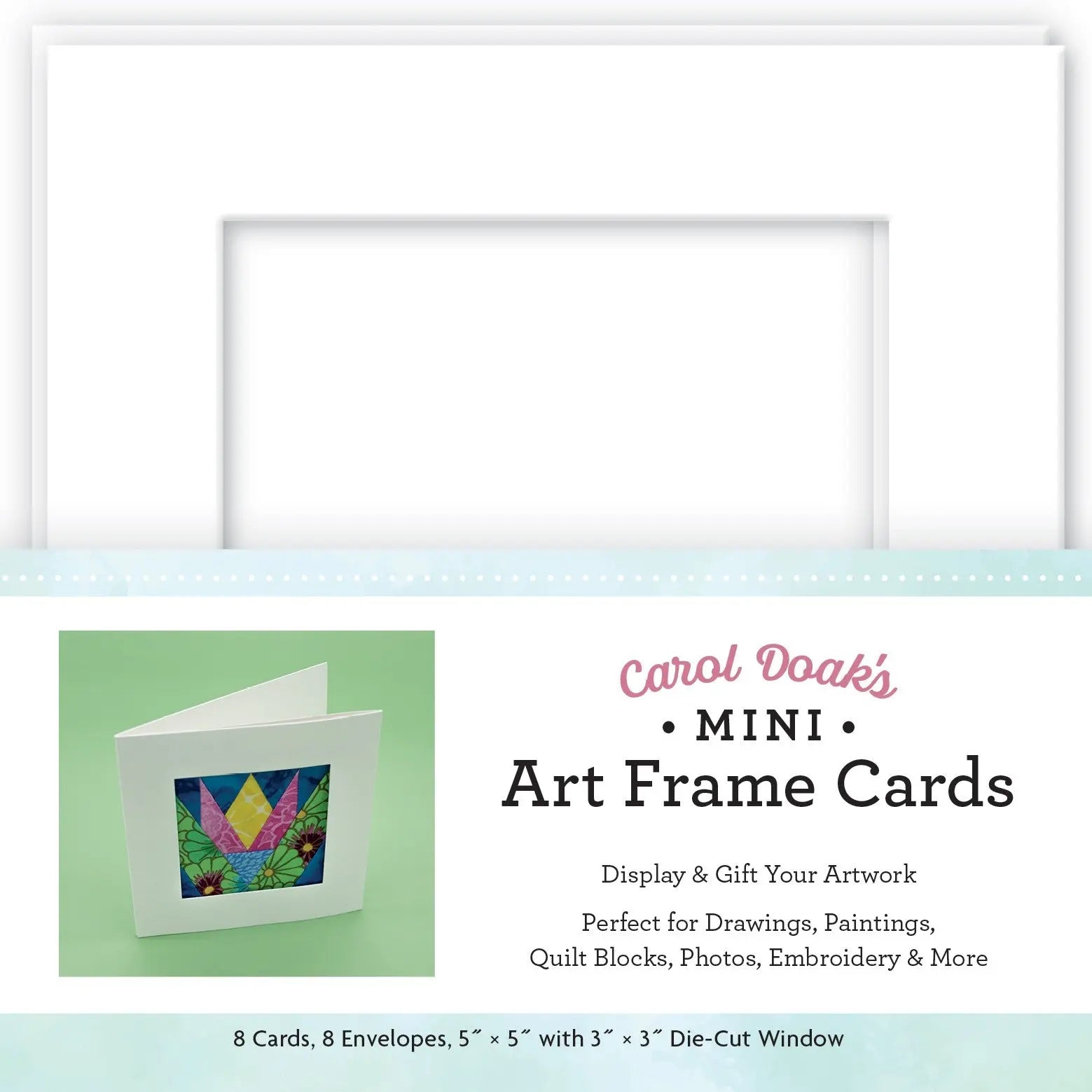 Mini Art Frame Cards - Linda's Electric Quilters
