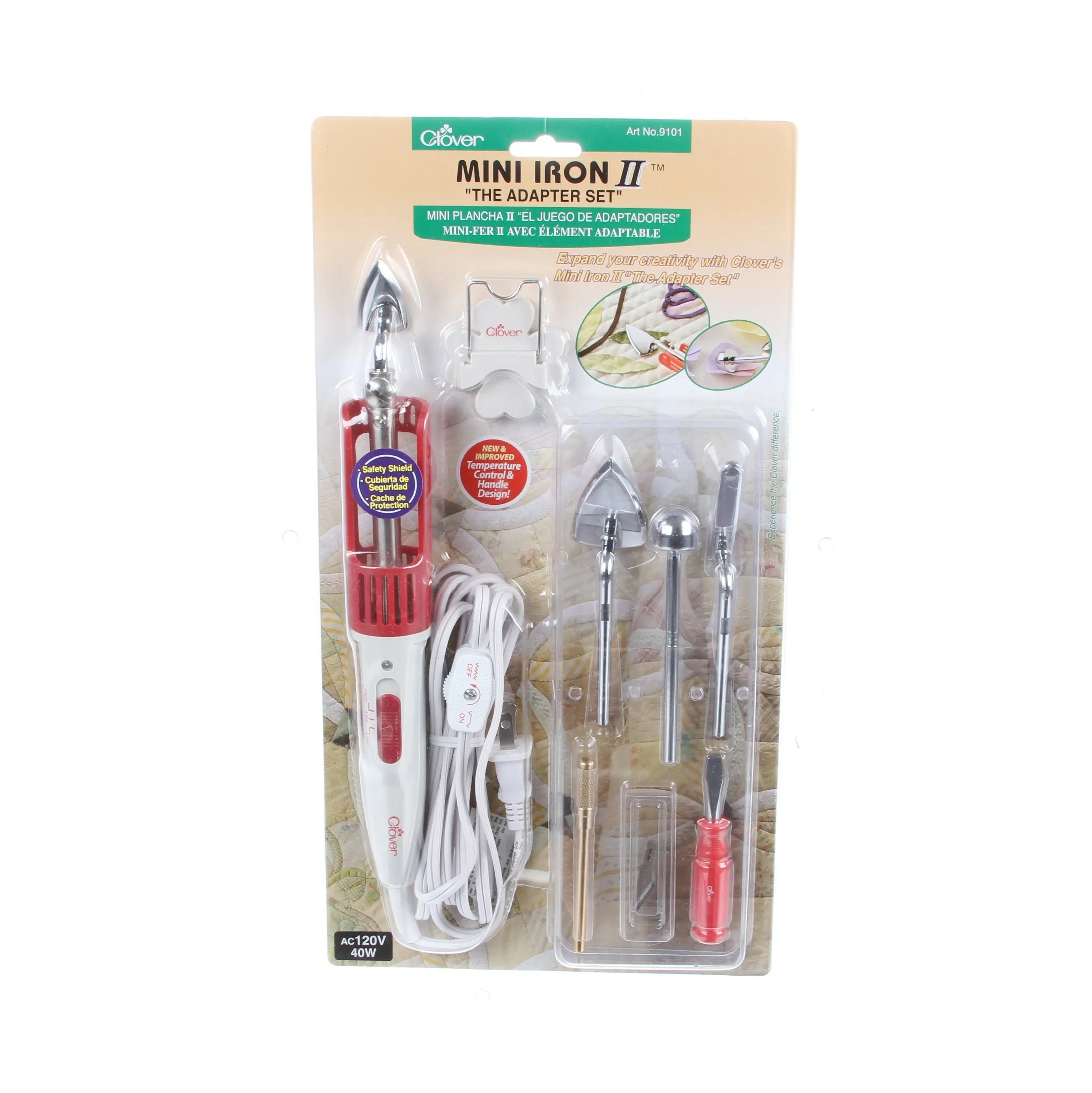Mini Iron II With Assortment of Tips - Linda's Electric Quilters