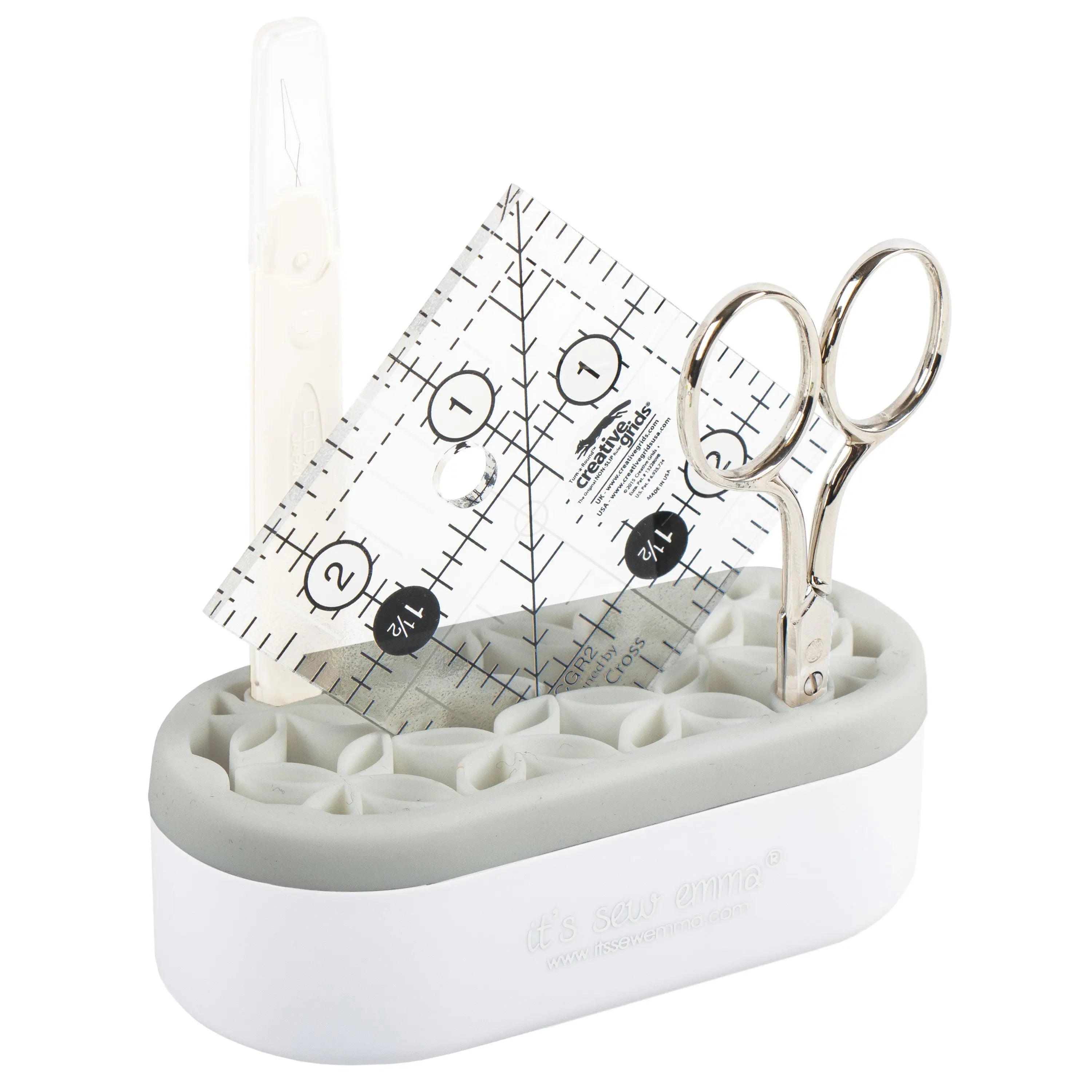 Mini Oh Sew! Organized Stash 'N Store Gray - Linda's Electric Quilters