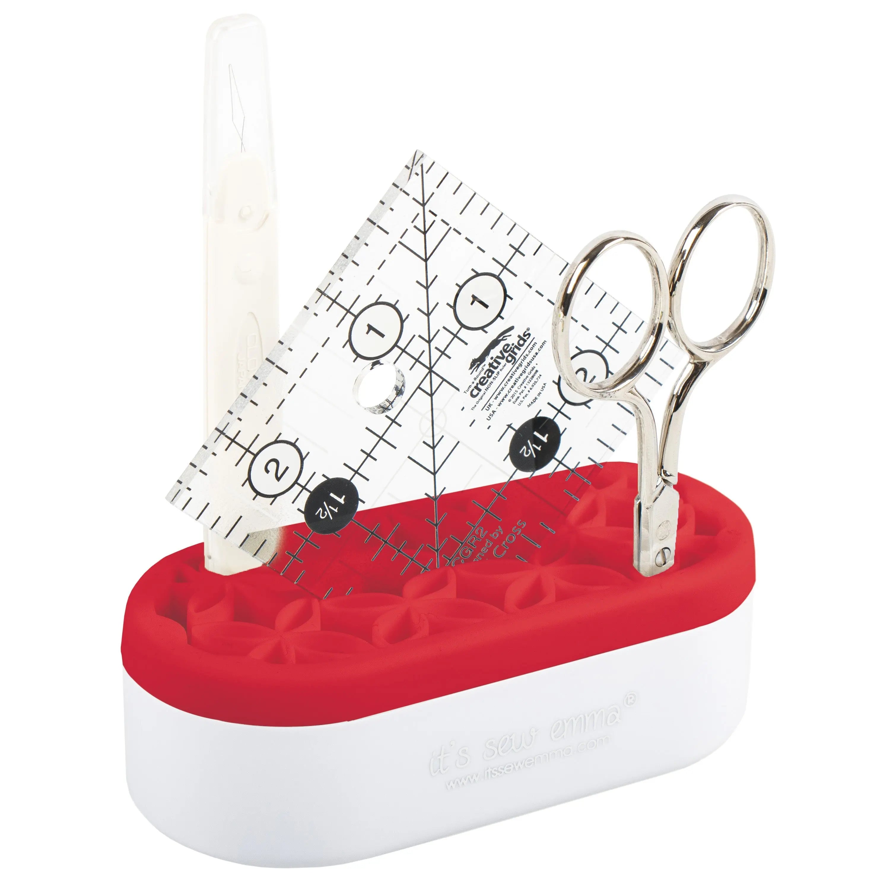 Mini Oh Sew! Organized Stash 'N Store Red - Linda's Electric Quilters