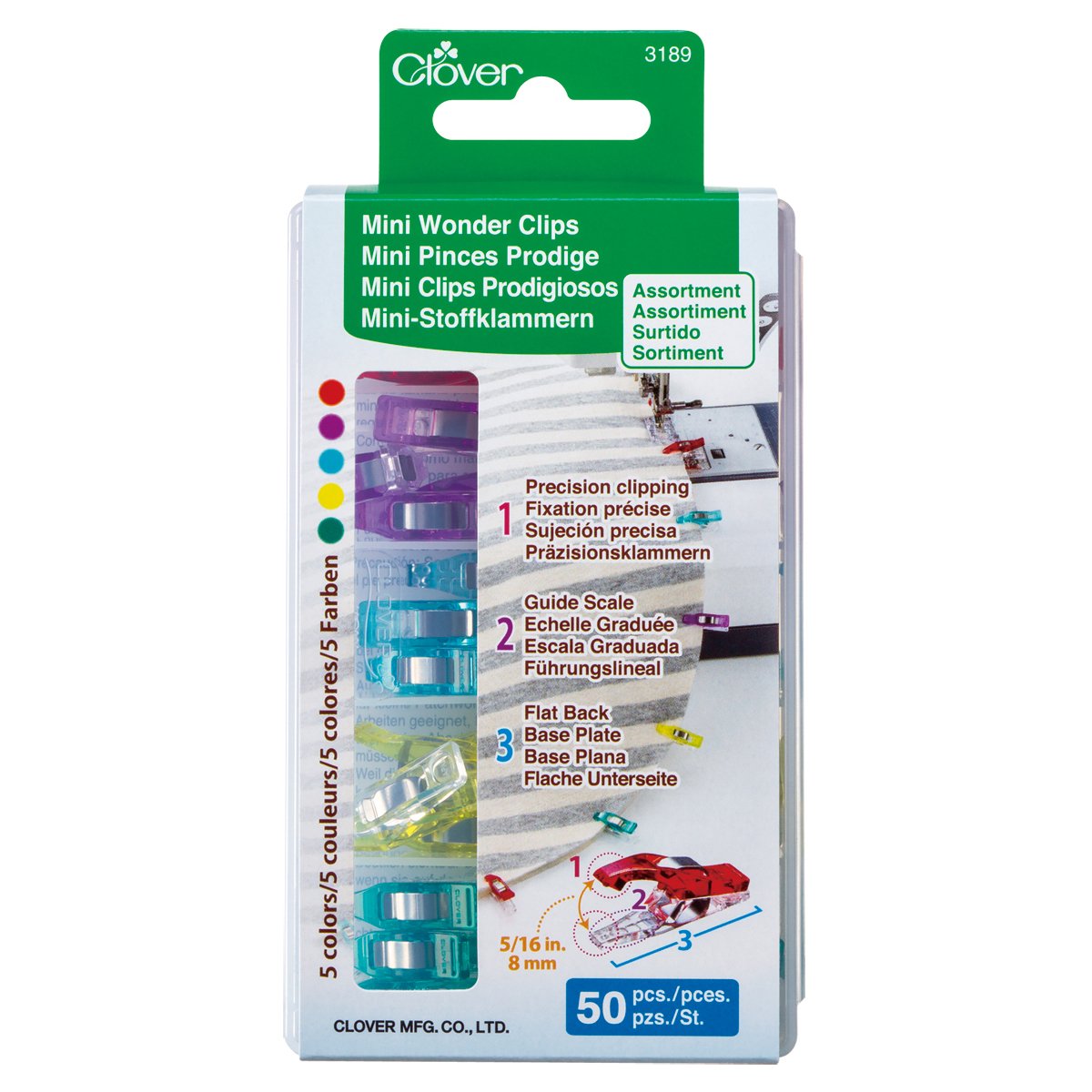Mini Wonder Clips® (Assorted) - 50 pcs.