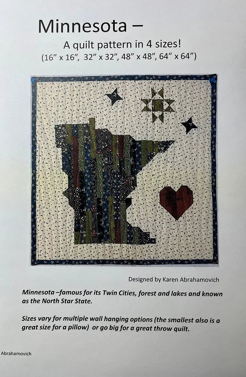 Minnesota Quilt Pattern - Linda's Electric Quilters