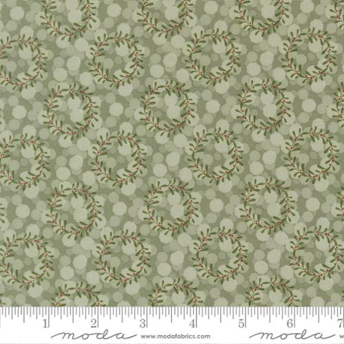 Mistletoe Gingerbread Lane 44 45 inch Cotton Fabric Moda Fabrics