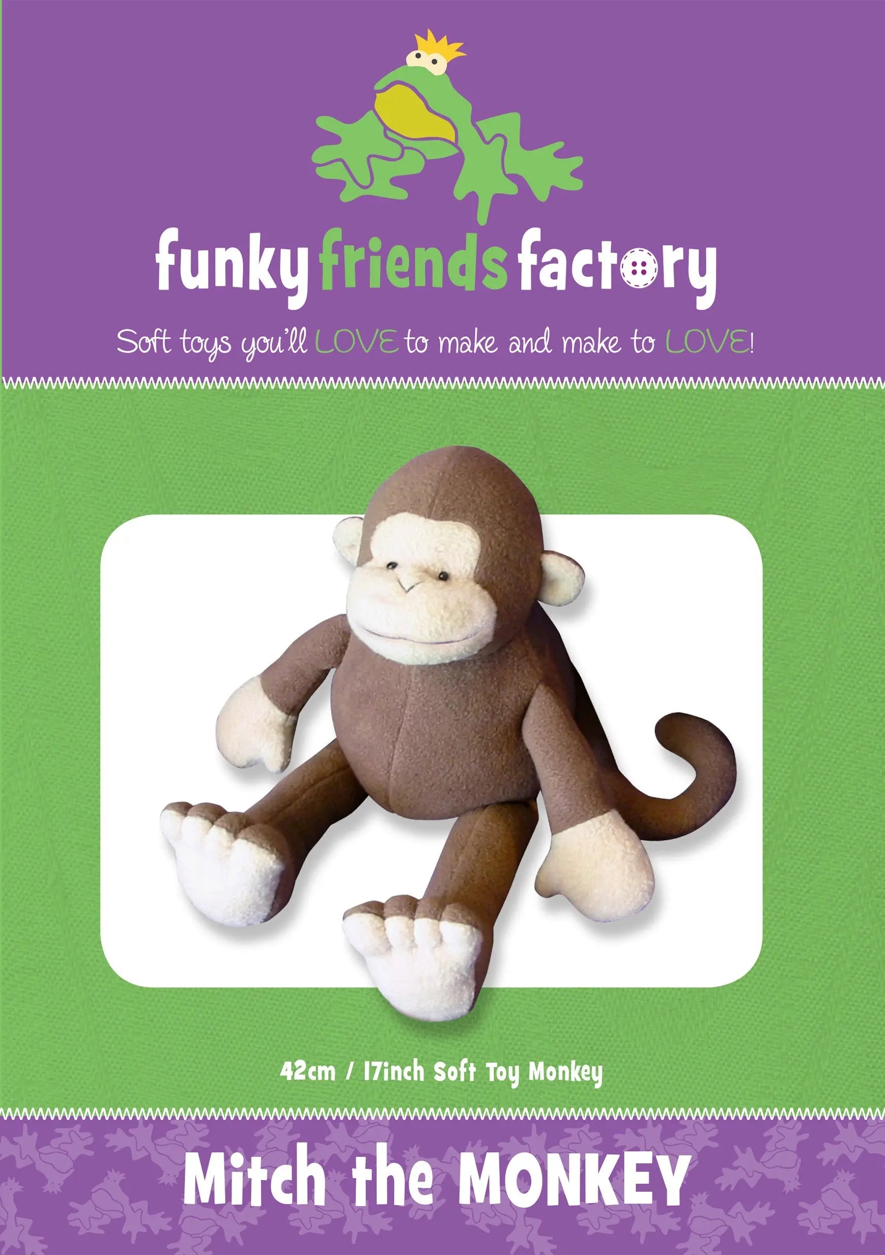 Mitch The Monkey - Linda's Electric Quilters