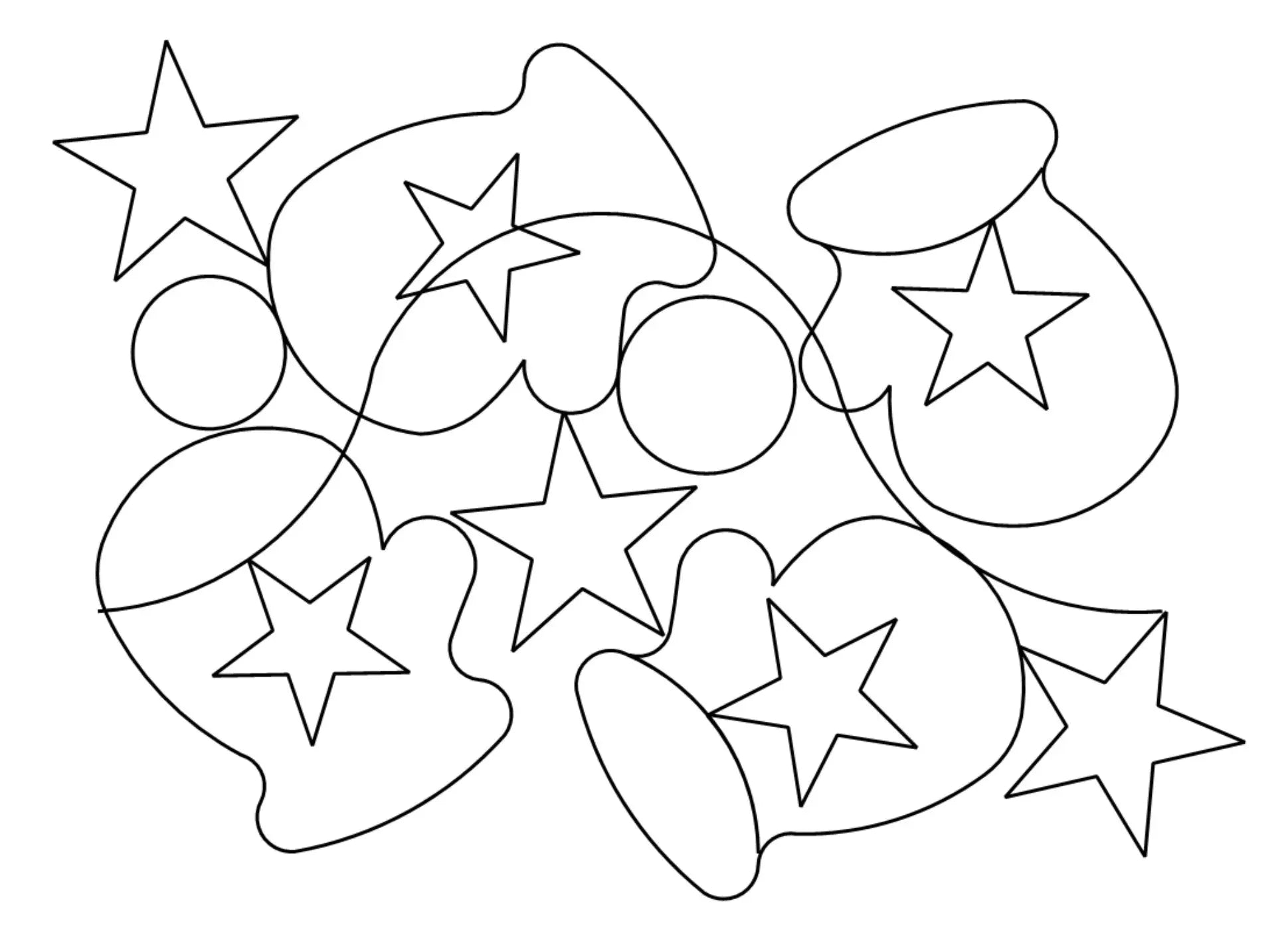 Mittens and Stars E2E - Linda's Electric Quilters