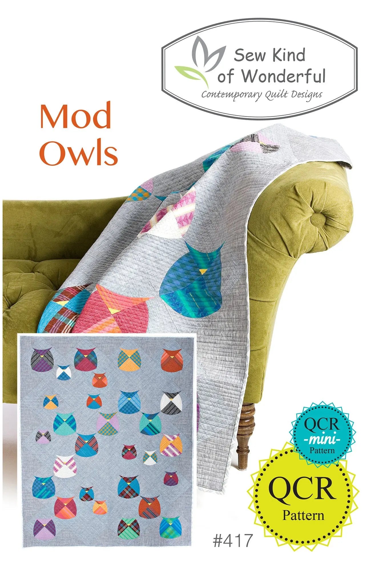 Mod Owls - Linda's Electric Quilters