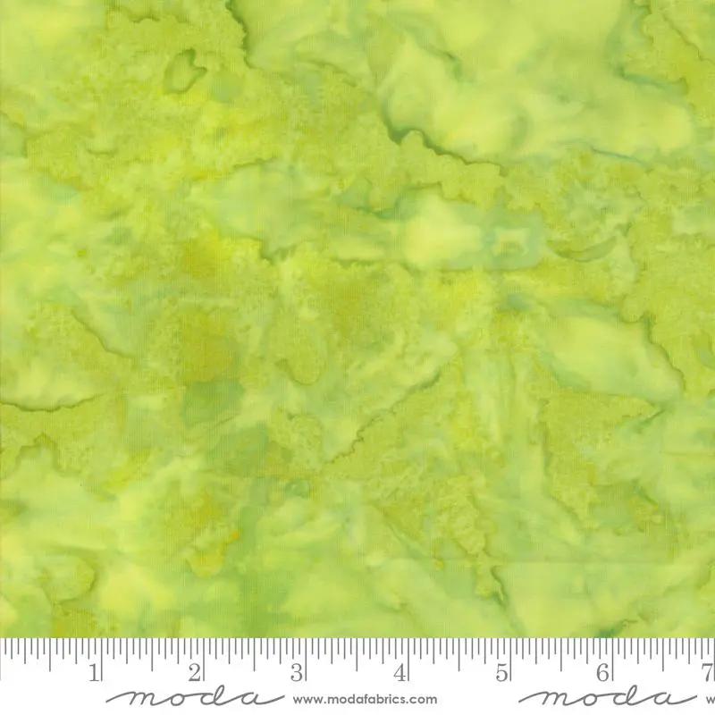 Moda 4369 24 - Echo Batiks - Lime 45" Fabric Per Yard Fabric Fanatics