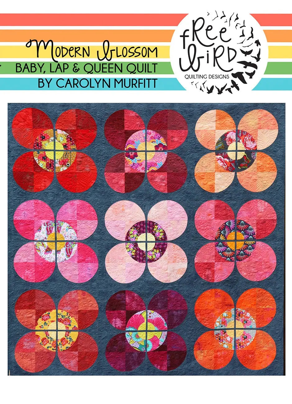 Modern Blossom Quilt Pattern - Linda's Electric Quilters