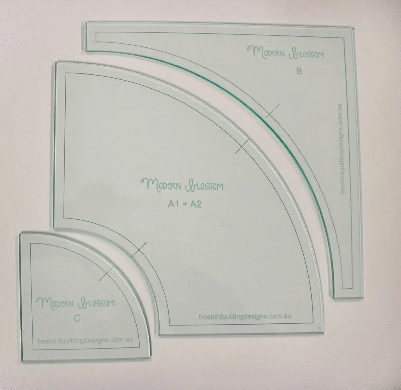 Modern Blossom Template Set - Linda's Electric Quilters