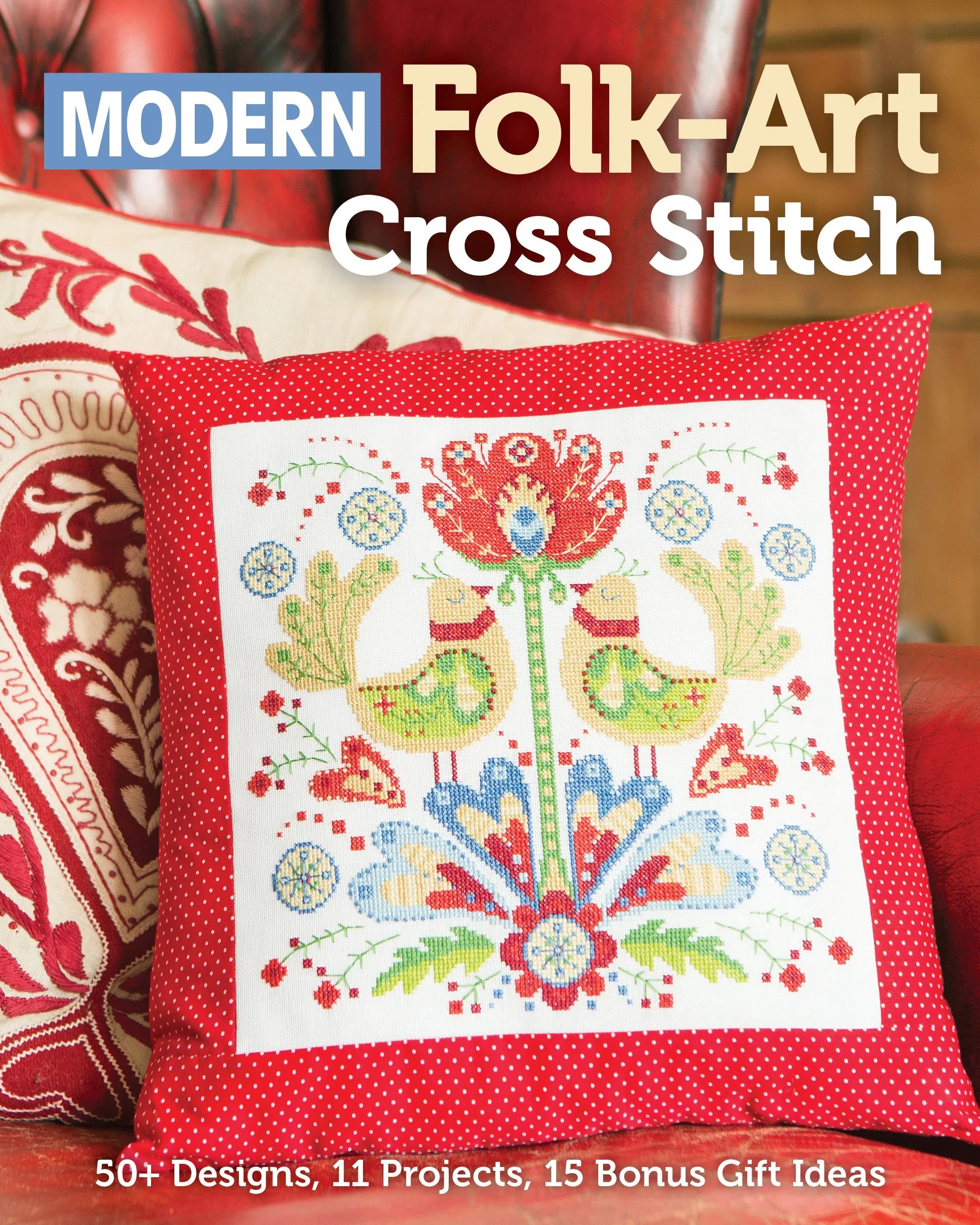 Modern Folk Art Cross Stitch - Linda's Electric Quilters