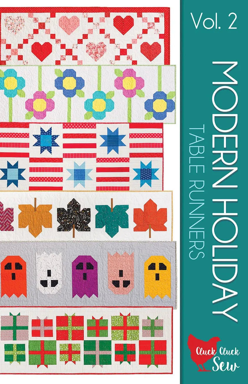 Modern Holiday Table Runners Volume 2 - Linda's Electric Quilters